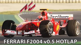 VR Hotlap  Assetto Corsa  ASR Ferrari F2004 v05  Barcelona [upl. by Erdna252]