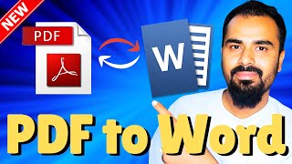 PDF to Word Convert Kaise Kare How to Convert PDF to Word PDF Edit Using MS Word Office Free [upl. by Ahsiuq]