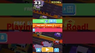 Crossy Road Gameplay crossyroad youtubeshorts gaming [upl. by Aisaim419]