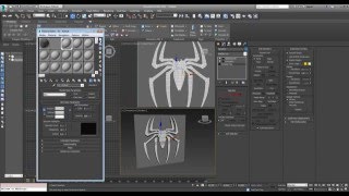 Modeling Simple logo in 3ds max 2016 [upl. by Yatnahs]