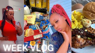 WEEK VLOG🫧 Grocery Shopping New Hair 4th Of July Popping Fireworks amp Etc [upl. by Naerad]