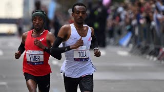 Tamirat Tola Wins And Breaks The New York Marathon Course Record with a time of 20456😱 [upl. by Duncan]