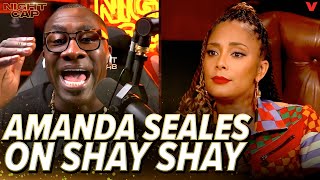 Shannon Sharpe recaps Amanda Seales interview on Club Shay Shay  Nightcap [upl. by Zsazsa]