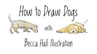 How to draw Dogs  A Tutorial for Children [upl. by Clemmy]