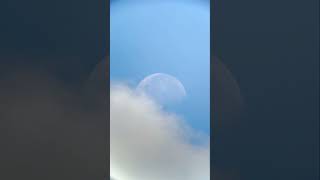 The waning gibbous moon with clouds moon [upl. by Reynard356]