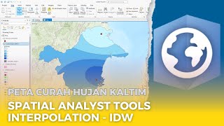 ArgGIS Pro  Interpolasi Data Curah Hujan Metode IDW  Data Stasiun Kalimantan Timur Juni 2024 [upl. by Semajwerdna9]