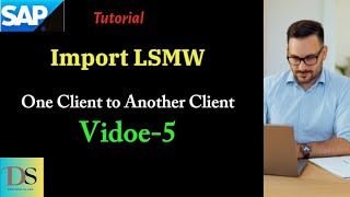 How to Import LSMW from one system to another  DS SAP FICO CLASSES [upl. by Ashjian]