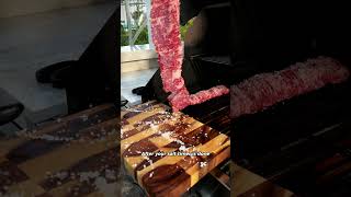 How to cook the perfect outside skirt steak with August Steak Salt [upl. by Largent]