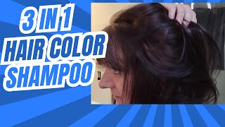 Instant Hair Color Transformation with Lancity Dark Brown Hair Dye Shampoo 🌟 [upl. by Enitsirhc]