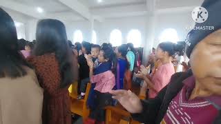 Shillong  Nongmynsong Garo Baptist Church  Mothers day [upl. by Nauh]