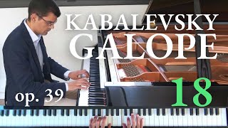 Kabalevsky Op39 Nº18 Galope 🎹🐴 [upl. by Nyluqcaj]