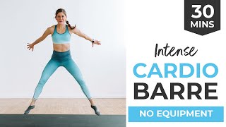 Day 4 30Minute Cardio Barre Workout With Sweat Trainer Britany Williams [upl. by Aliakam]