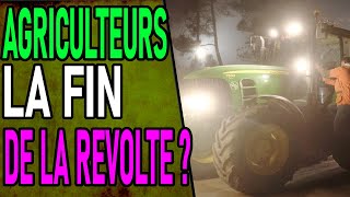 AGRICULTEURS FIN DE LA REVOLTE  Agriculture Agriculteur Politique [upl. by Burnett]