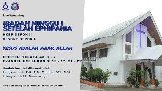 LIVE STREAMING IBADAH MINGGU HKBP DEPOK 2 RESORT DEPOK 2 MINGGU 9 JANUARI 2022 BAHASA BATAK [upl. by Ahsenyt]