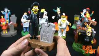 Burger King The Simpsons Spooky Lightups Fast Food Premiums SpookySpot 2009 [upl. by Hermione]