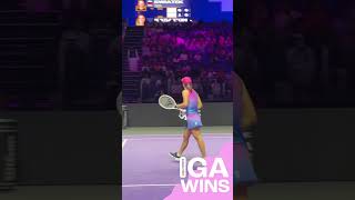 Iga Swiatek defeats Daria Kasatkina  WTA Finals Riyadh igaswiatek wtafinalsriyadh [upl. by Curhan624]