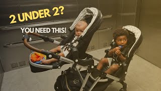 Single To DOUBLE Stroller for TWO Babies Under 2 Years Old [upl. by Tikna]