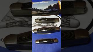 NRAOutdoors 2 Stockmans and 1 mini Canoe pocket knives [upl. by Sholeen]