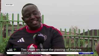 Senzo Meyiwa Murder  Fans family gather to celebrate his life 10 years later [upl. by Nnaecarg]