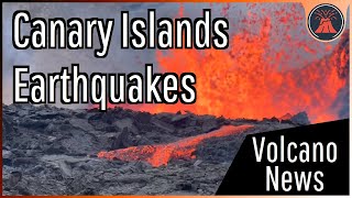 This Week in Volcano News Canary Islands Earthquakes Karangetang Erupts [upl. by Leal]