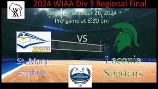 TBD at Laconia WIAA Div 3 Regional Final 102624 [upl. by Eiramanin136]