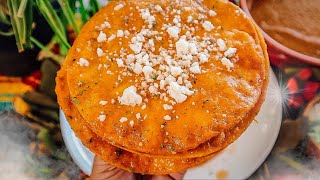 Tostadas en Salsa Roja 🍅 🔥  Fuego rn La Cocina [upl. by Thin694]