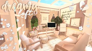 Dreamy Summer Loft  Bloxburg Speedbuild  Nixilia [upl. by Arlinda]