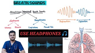 LUNG SOUNDS  Normal amp Abnormal Wheeze  Rhonchi  Rales  Rub   Breath Sounds [upl. by Dearman689]