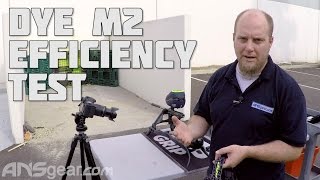 Dye M2 Paintball Gun  Efficiency Test [upl. by Yi]