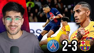 BARCELONA BEAT PSG IN CHAMPIONS LEAGUE QUARTER FINALS [upl. by Aiciruam137]