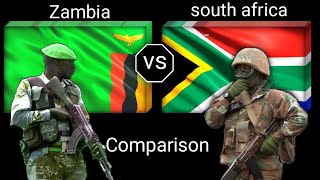 zambia vs South Africa military power comparison 2024  zambia vs South Africa military power [upl. by Aihsatan252]