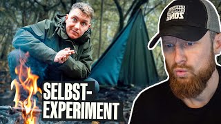 SurvivalExperiment von TOMATOLIX  3 Tage alleine im Wald überleben  Fritz Meinecke reagiert [upl. by Haynor]