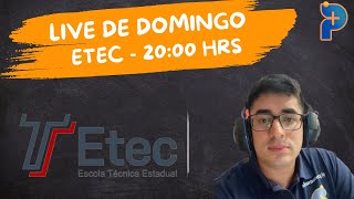 Resumão ETEC  Live de Domingo 02  Todas as matérias [upl. by Ahsienyt976]