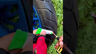 Easy tyre repair technique repair tyre [upl. by Blanche]