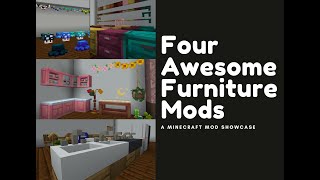 4 Of My Favorite Furniture Mods Minecraft Mod Showcase [upl. by Anelehs766]