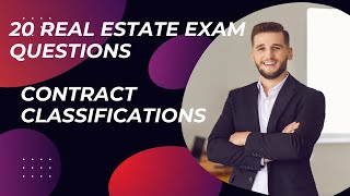 20 Real Estate Exam Questions On Contract Classification  You need to know this to pass your exam [upl. by Nyladnek]