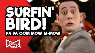 Peewee Herman performs Surfin Bird  Back to the Beach 1987 [upl. by Garnes616]