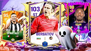 Last Day on halloween Gold Cards 103 ovr berbatov fc24 fcmobile [upl. by Jola]