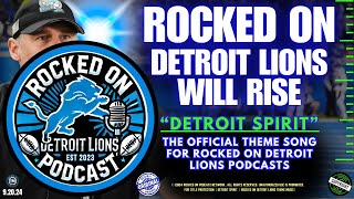 DETROIT SPIRIT ROCKED ON DETROIT LIONS THEME SONG 2024 [upl. by Jocelyn948]