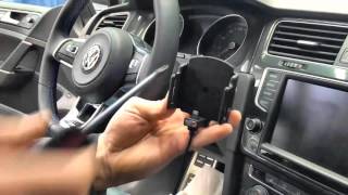 Brodit universele telefoonhouder Volkswagen Golf GTE Apple iPhone 6s [upl. by Bernelle]