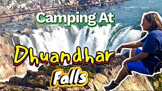 Camping at Dhuandhar Falls Bheda Ghat Falhar Nomads [upl. by Rakel]