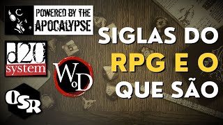 Algumas siglas do RPG  Por trás do RPG [upl. by Aroled]