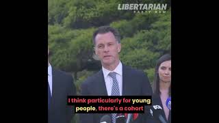 NSW Premier Chris Minns acknowledging the rise of the Libertarian Party in recent local elections 🤣 [upl. by Bernj475]