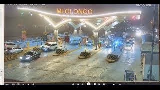 Nairobi Expressway Accident CCTV shows how matatu rammed Mlolongo toll station [upl. by Tnerual248]