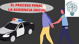 EL PROCESO PENAL  AUDIENCIA INICIAL [upl. by Colbert]