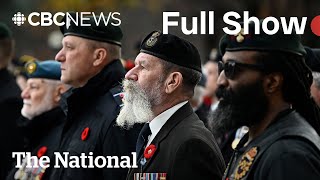 CBC News The National  Honouring Canadian veterans [upl. by Bethina371]