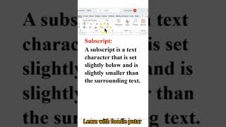 Subscript schoolcompetition wordtips [upl. by Golub]