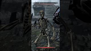 Skyrim Legendary Skeleton 💀 gaming skyrim elderscrolls6 mod [upl. by Ribaj]