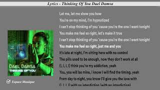 Lyrics Thinking Of You Dael Damsa [upl. by Platto892]