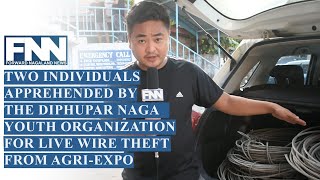 TWO INDIVIDUALS APPREHENDED BY DNYO FOR LIVE WIRE THEFT FROM AGRIEXPO [upl. by Esille868]